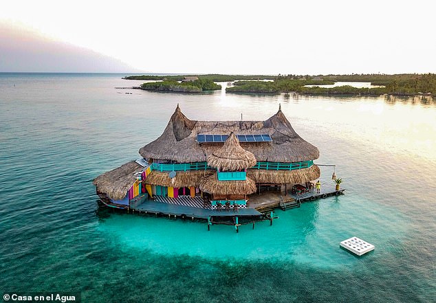 Casa en el Agua - a beautiful hostel in Colombia's San Bernardo Archipelago that is only accessible by boat