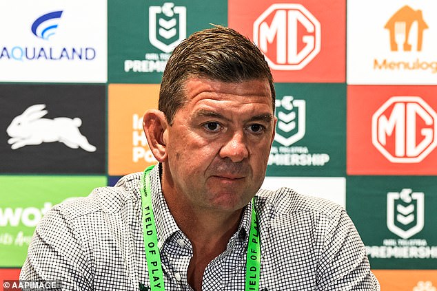 Jason Demetriou (pictured) expects to coach South Sydney against the Melbourne Storm after Saturday's farewell match, despite Saturday's loss to the Sharks