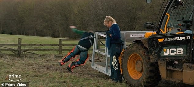 Jeremy Clarkson is visibly shaken as dramatic scenes in the third series of Clarkson's Farm see Kaleb Cooper treated by medics after a nasty accident