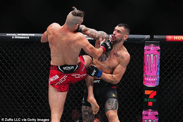 Jiri Prochazka was tagged repeatedly during his UFC 300 clash with Alexander Rakic