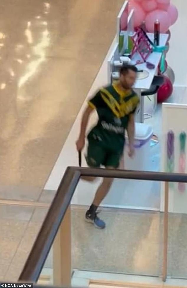 Joel Cauchi went on a massive rampage at the busy Bondi Junction Westfield in Sydney on Saturday evening.  Image: Twitter