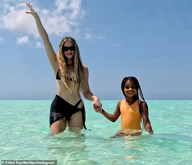 True Thompson turned six on Friday.  She is the daughter of 39-year-old reality TV star Khloe Kardashian and her ex, basketball star Tristan Thompson