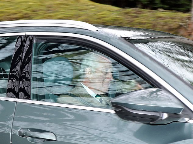 King Charles and Queen Camilla looked cheerful this morning as they headed to Sunday service at Crathie Kirk