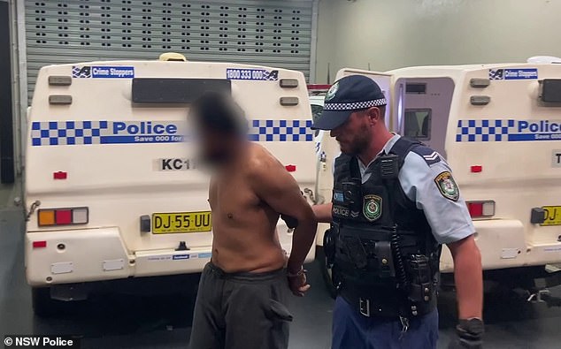 Desmond Avery, 26, is alleged to have stormed a house in Kingscliff, northern NSW, about 8pm on Tuesday, when resident Allan Kerr, 66, was allegedly struck several times with an ax