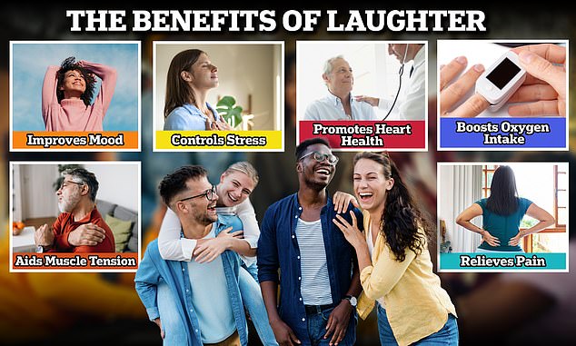 According to doctors, laughter can help with breathing, keeping the heart healthy and managing stress, among other things