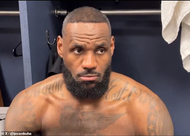 LeBron James remained coy about his NBA future after Nets-Lakers on Easter Sunday, despite acknowledging he doesn't have much left in the tank