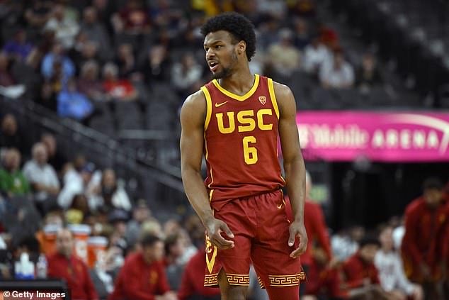 Bronny James is rumored to be plotting his departure from USC just a year after joining the Trojans