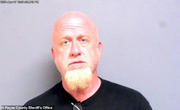 Sean Patrick Palmer, 49, was arrested and charged for throwing a homemade pipe bomb on the porch of a satanic temple last week