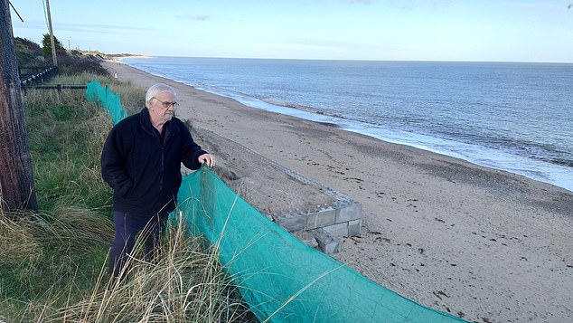 Kevin Jordan, 70, (pictured) is one of two Britons suing the government for failing to act to protect people from the effects of climate change