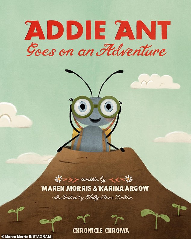 The singer and songwriter has been promoting her new children's book, Addie Ant Goes on an Adventure, which she co-wrote with her best friend.  The book was available in bookstores on Tuesday, April 9