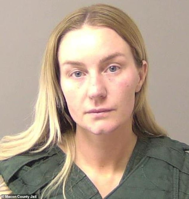 Ashley Elizabeth Bardfield, 32, was arrested Wednesday evening in Mt Zion, Illinois, after the boy helped police with a sting operation