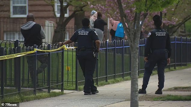 One man was killed and five people were injured when gunfire erupted in a northeastern Washington, DC neighborhood on Wednesday