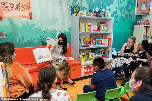 Meghan Markle stopped by Los Angeles Children's Hospital on March 21, and photos of the 