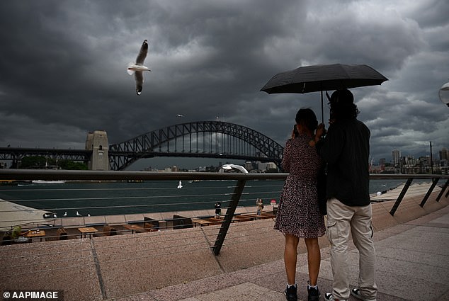 Sydney could be hit by a downpour later this week, with up to 100mm expected to fall on Friday