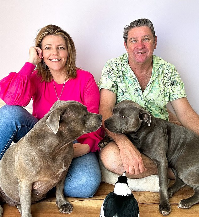 Molly the Magpie, who became famous for his relationship with Staffies Ruby and Peggy, was removed from the home of Juliette Wells and Reese Mortenson on March 1.