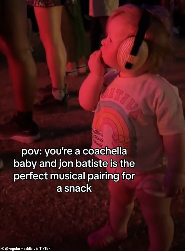 After previously taking Hannelore to a slew of concerts in their hometown, the couple decided to take the toddler to the highly anticipated Coachella music festival.