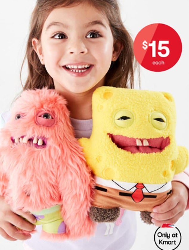 A mum is left shocked after seeing Kmart's latest 'Spongebob and Patrick' toys