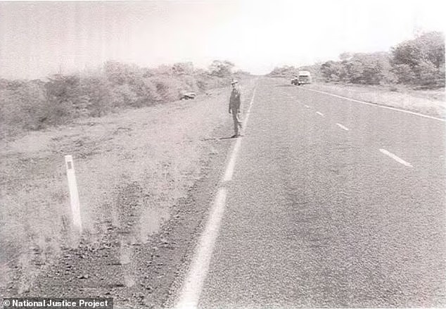 After the crash: the highway crime scene that police failed to properly investigate, leaving it to native relatives to find Mona Lisa's torn ear along the road