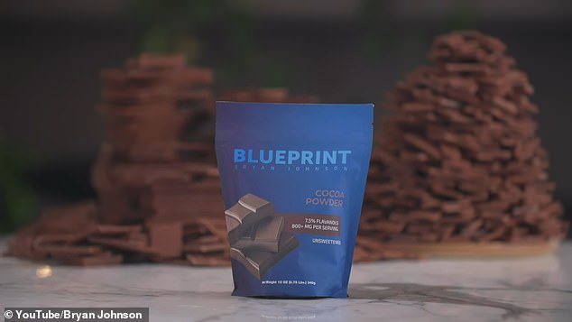 The Californian tech mogul, 46, posted a video on YouTube in which he said he likes to eat some chocolate every now and then.  However, he does have his own twist on the sweet treat