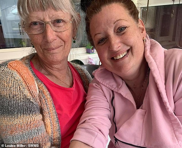 Sharon Taffs (left), pictured with her daughter Louise Miller, died of breast cancer in December aged 68