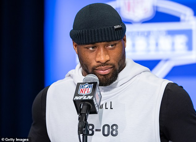 Ray Davis told reporters at the NFL Combine in February about his journey from homelessness