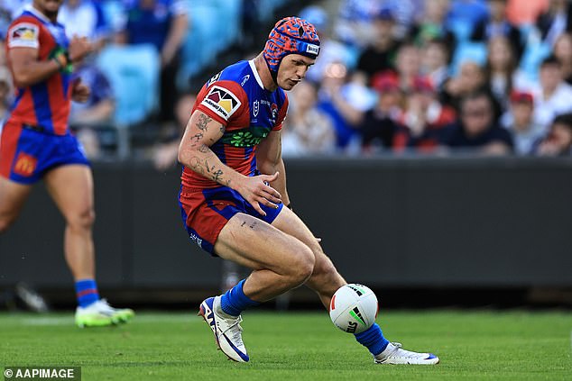 Kalyn Ponga was battling a hip injury ahead of the game against the Bulldogs and admitted he needed a painkilling injection to take the field