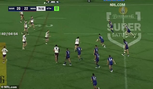 With three seconds left in the game, the Warriors were awarded a controversial penalty