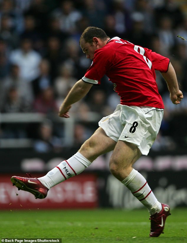 It was compared to Wayne Rooney's fierce volley for Man United against Newcastle in 2005