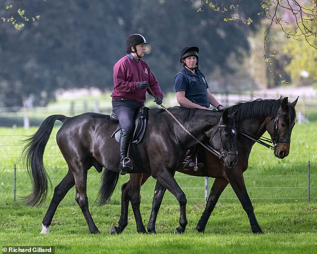 Prince Andrew made his breakthrough today during a horse ride in Windsor, a week after Netflix drama Scoop - about his disastrous Newsnight interview - aired