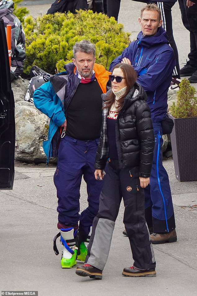 Queen Mary and King Frederick appeared icy towards each other during a recent trip to Switzerland