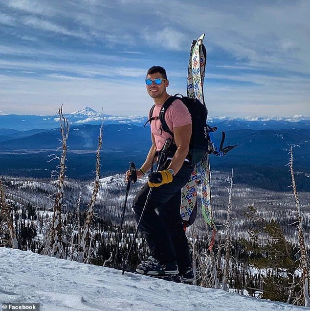 Despite desperately trying to scale the icy vertical wall surrounding him, the expert mountaineer was unable to do so