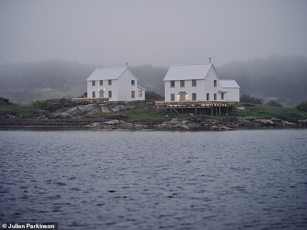 Cailey Heaps, a Canadian real estate agent, completed a major renovation of two historic saltbox homes on the remote Salvage Island in Newfoundland