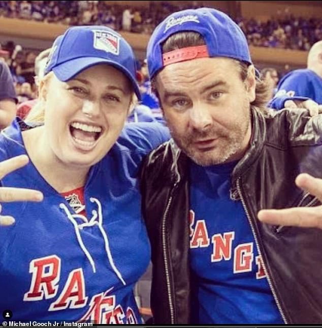 Rebel Wilson has named actor and comedian Mickey Gooch Jr to whom she lost her virginity at age 35 (pictured together in 2015)