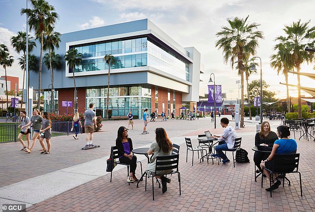 Grand Canyon University, a conservative Christian university in Phoenix, Arizona, has nearly 26,000 college-aged students and another 92,000 online students