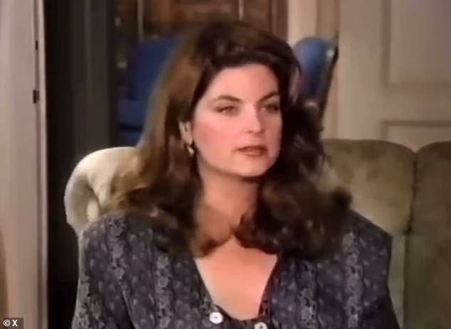 A bizarre video of Kirstie Alley revealing the wild outfits her parents wore during a fatal car crash has gone viral