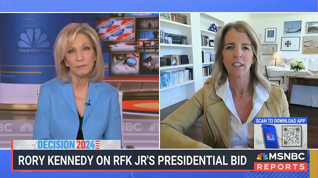 Rory Kennedy, the sister of independent presidential candidate Robert F. Kennedy Jr., said Monday that she fears former President Donald Trump will be so elected that she will not vote for her own brother.