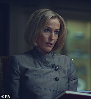 Gillian's physical resemblance to the journalist is uncanny, but her voice suggested she had not quite left her role as a former British Prime Minister behind.