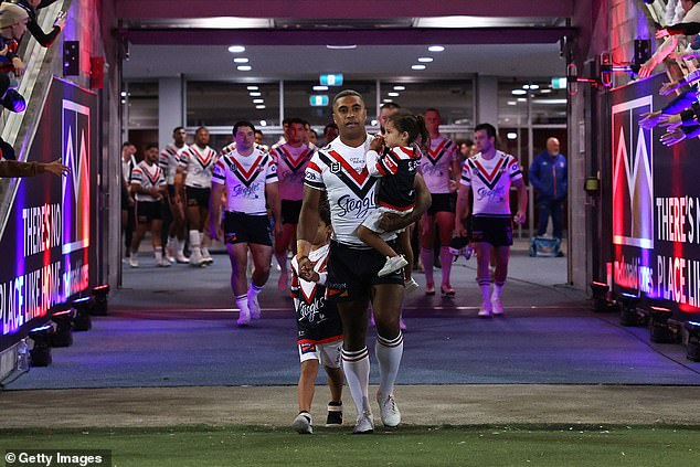 Michael Jennings was honored by the Roosters on Thursday evening