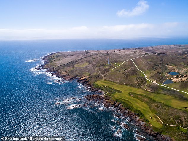 Cape Wickham's prestigious course – especially the 18th hole – is a favorite with many golfers, thanks in part to its spectacular backdrop (pictured)