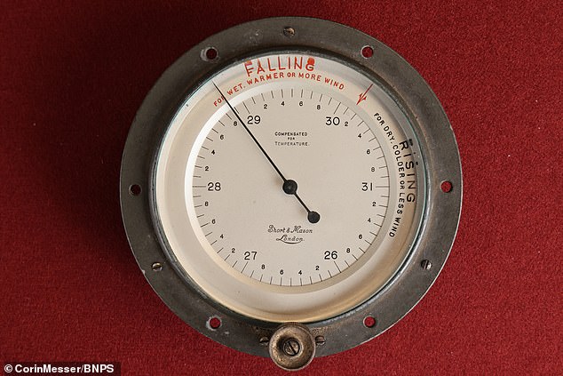 A barometer used by famed explorer Sir Ernest Shackleton on his final expedition is to be auctioned later this month - and could fetch £8,000