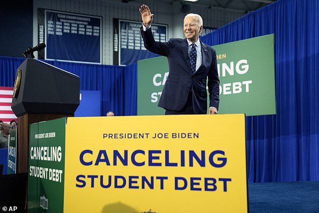 President Biden spoke Monday at an event focused on student debt forgiveness in Wisconsin.  This week, the Biden administration announced that student loan debt forgiveness has totaled $153 billion to date.