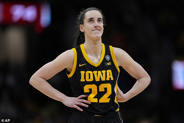 Iowa's Caitlin Clark stands with her hands on her hips as she came close to winning an NCAA title for the second year in a row