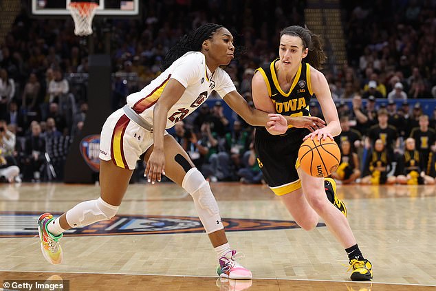 Iowa's loss to South Carolina in the NCAA title game topped every NBA Finals game since Game 5 of the 2017 NBA Finals between the Golden State Warriors and Cleveland Cavaliers