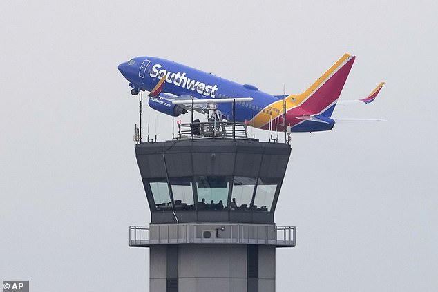 Southwest Flight 147, carrying 150 people, came within 20 meters of the air traffic control tower