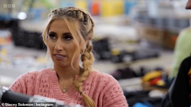 Stacey Solomon, 34, was forced to defend herself on social media after receiving '10 million messages' from fans on Monday