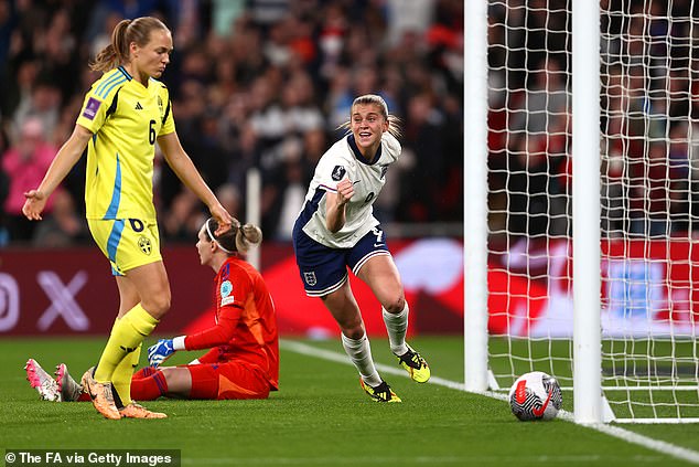 Just like in the semi-finals of the European Championship, Alessia Russo found the net against Sweden