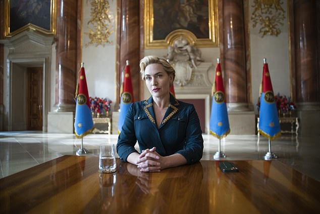 Kate Winslet is outrageous as the germophobic chancellor of a crazy country somewhere in Central Europe, in The Regime (Sky Atlantic)