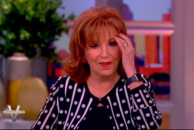 The View's Joy Behar was stunned during Friday's episode when an emergency earthquake alarm interrupted the live broadcast