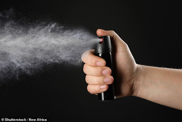 Pepper spray, also called capsicum spray, causes burning, pain and tearing when it comes into contact with a person's eyes