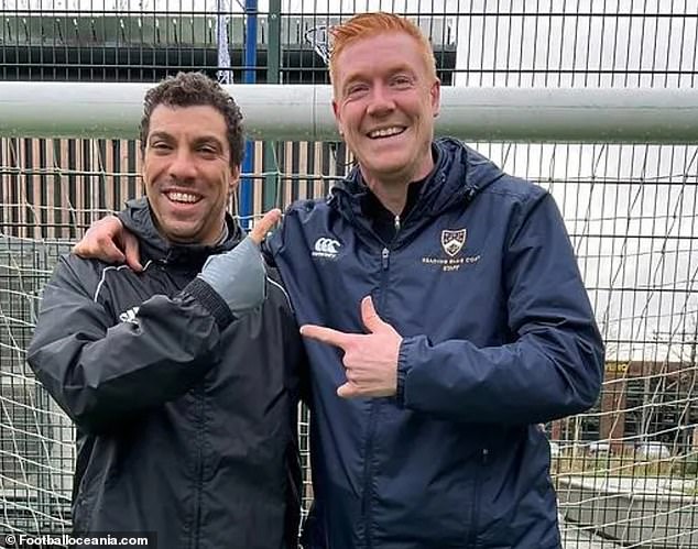 Dave Kitson (right) was appointed manager of Nauru, a small Micronesian island, as they formed an international football team